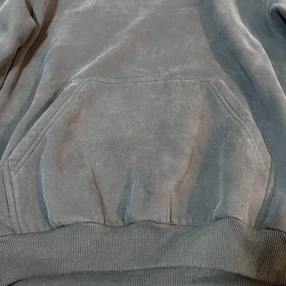 Comfrt Minimalist Hoodie Gray Size Small Oversized Sweatshirt Cozy Loungewear - Picture 7 of 11